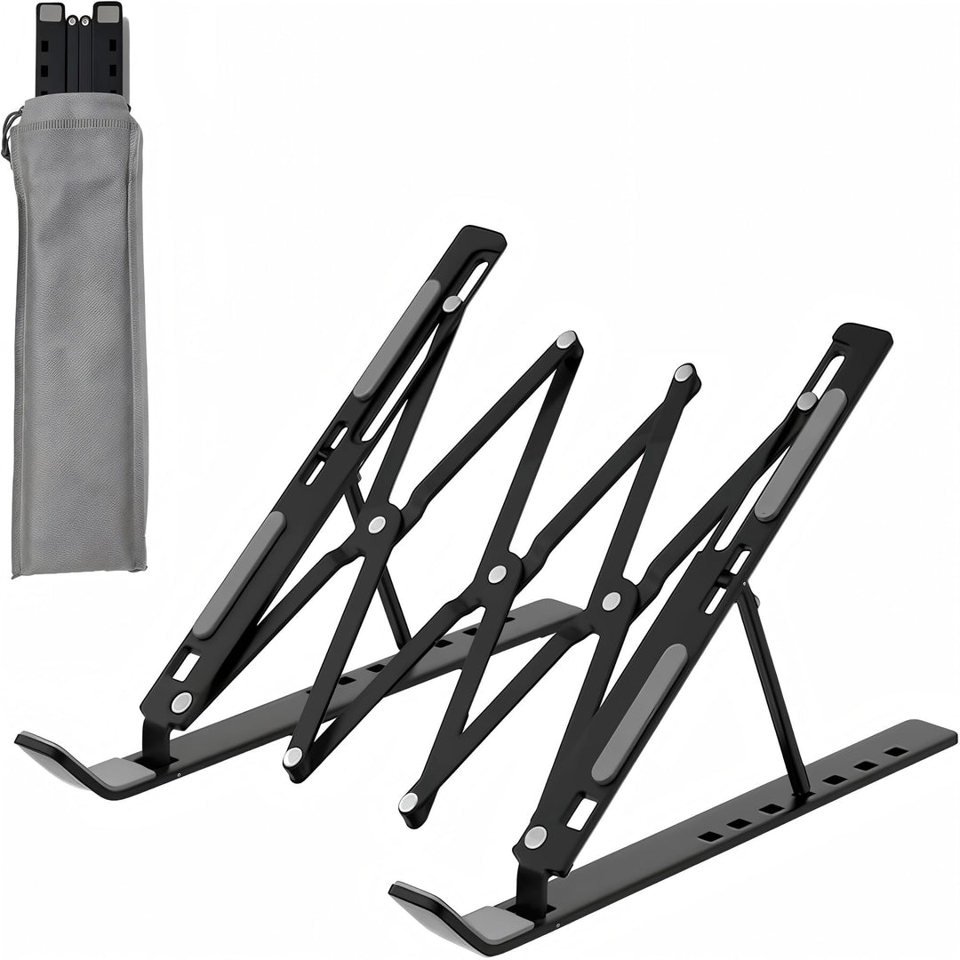 Laptop ständer aus Aluminium,Faltbarer,belüfteter Halter,laptopständer höhenverstellbar,Ergonomisch