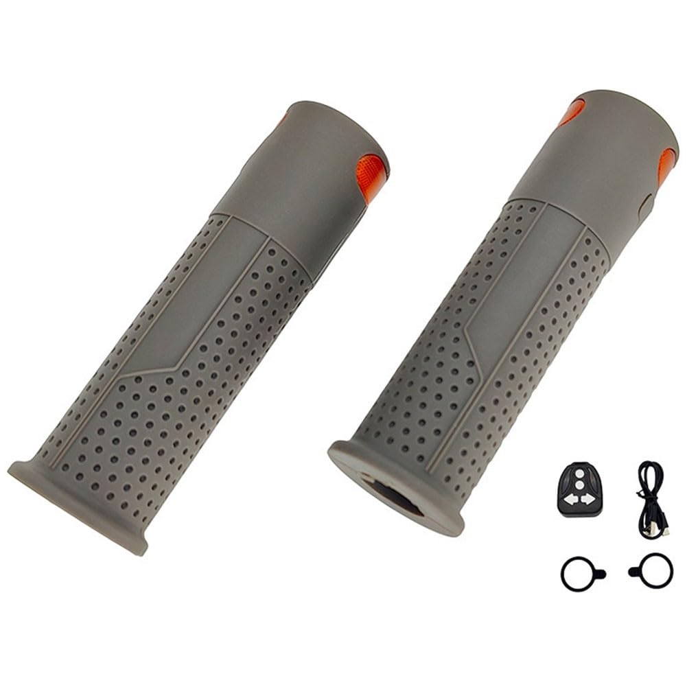 Elektroroller Lenkergriffe mit Blinkern Kompatibel mit Xiaomi M365 Pro 1S Pro 2 Mi3 LED Blinker, Gra