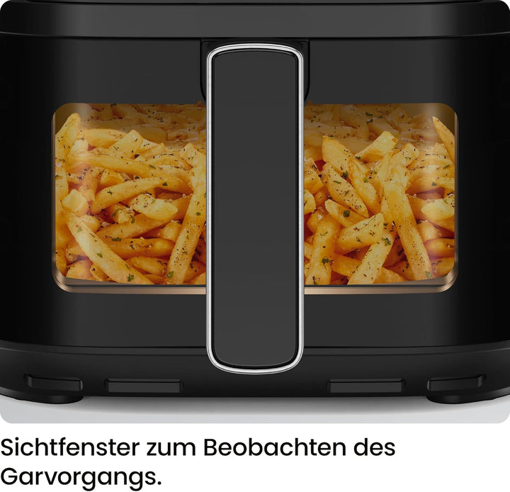 Chefman Heissluftfritteuse - 3,75 l kompakte Heissluftfritteuse für schnelle Mahlzeiten, mit Hi-Fry