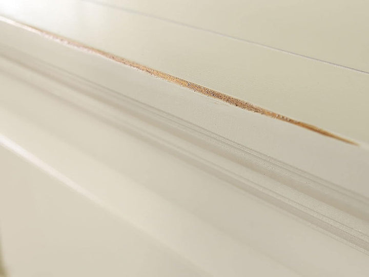 Woodkings® Holztruhe mit Deckel Catana Creme weiss Echtholz Pinie rustikal Flurbank Landhaus Möbel D
