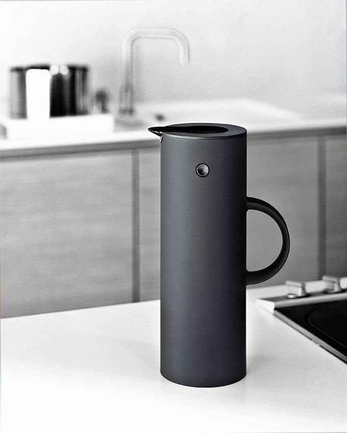 Stelton Isolierkanne EM77 - Doppelwandige Isolierkanne für heisse/kalte Getränke - Tee- & Kaffeekann