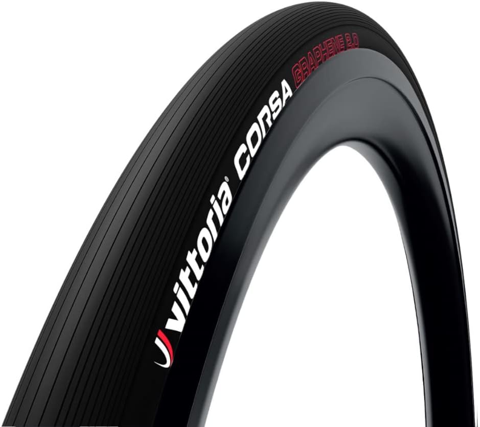 Vittoria Corsa G2.0 Rennrad-Reifen mit faltbarer Perle 700x23c Full Black, 700x23c Full Black