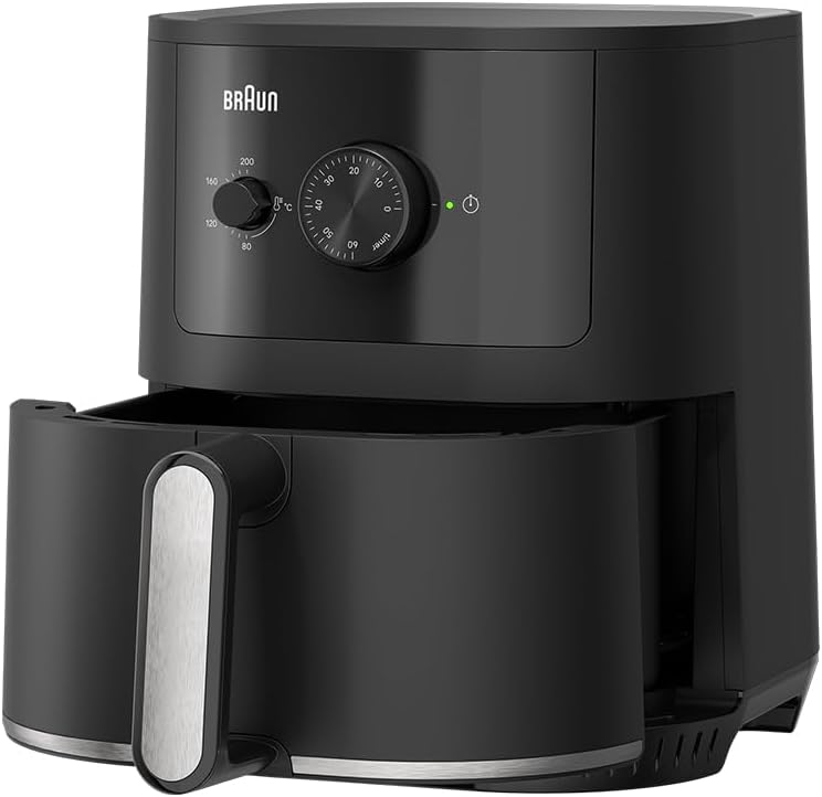 Braun Heissluftfritteuse MultiFry 3 HF3000, 4,3L, Airfryer, 80-200°, RealAir Technologie, Timer, 12