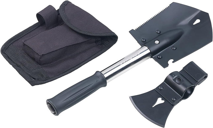 Semptec Urban Survival Technology Klappspaten: 6in1-Multi-Werkzeug-Spaten für Outdoor mit Messer, Sä