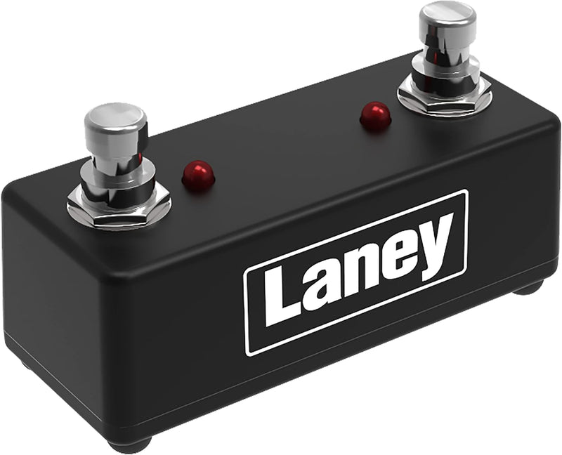 Laney FS2-MINI foot switch - Dual Switch Mini Pedal - LED Status Light - With Removable Lead