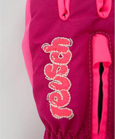 Reusch Baby-Mädchen Tom extra Warmer, winddichter und atmungsaktiver Skihandschuh V 3329 fuchs purp/
