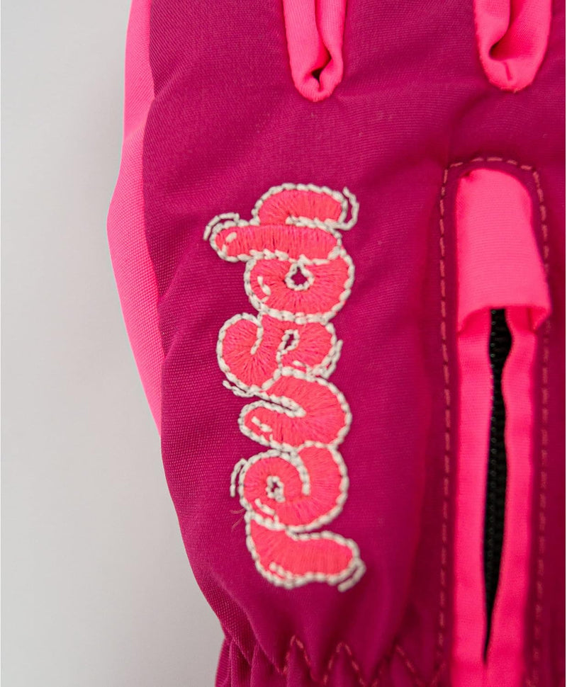 Reusch Baby-Mädchen Tom extra Warmer, winddichter und atmungsaktiver Skihandschuh V 3329 fuchs purp/