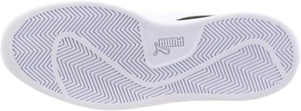 PUMA Herren Smash 2Sneaker 42.5 EU L Schwarz Weiss, 42.5 EU L Schwarz Weiss