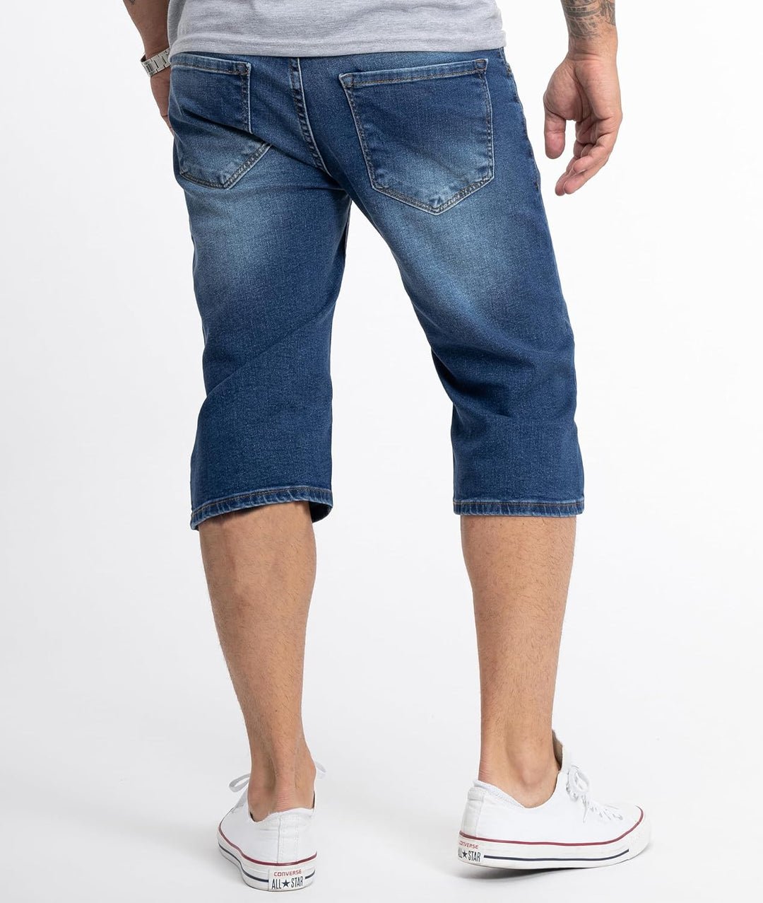 Rock Creek Herren Shorts Jeansshorts RC-2359 29W Dunkelblau, 29W Dunkelblau