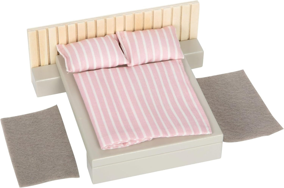 small Foot Puppenhausmöbel Set, detailreiches Möbelset mit hohem sichtbaren Holzanteil, Ausstattung