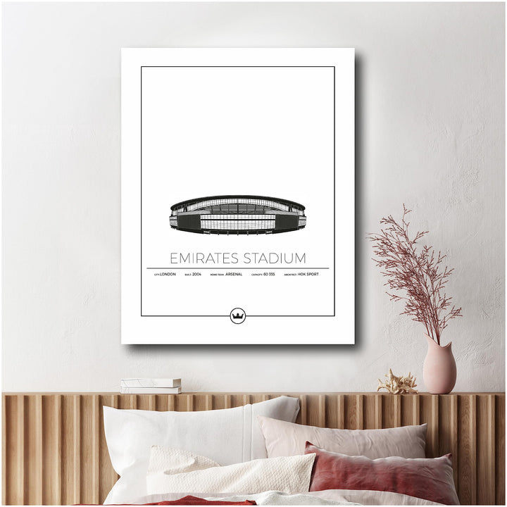Sverigemotiv Fussballstadion-Wandkunstdruck – Fussballgeschenke für Jungen, Mädchen, Männer – Beste