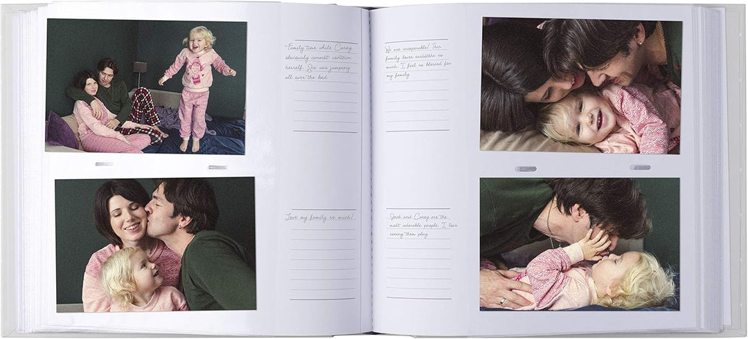 Pearhead My Baby Album, Baby Book Photo Keepsake for New and Expecting Parents, 50 Pages, Holds 200