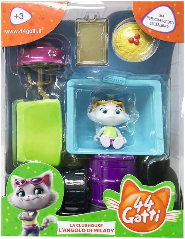 Smoby Buffycats 44 Katzen Spielset mit Charakter 8 cm enthalten, 3 Varianten, einzeln verkauft, ab 3