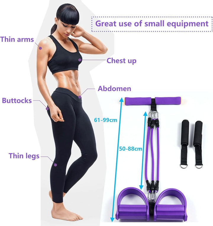 Bauchtrainer Bodybuilding Expander Bauchtrainer Multifunktionstrainer Sit-Up Trainingsgeräte Elastis