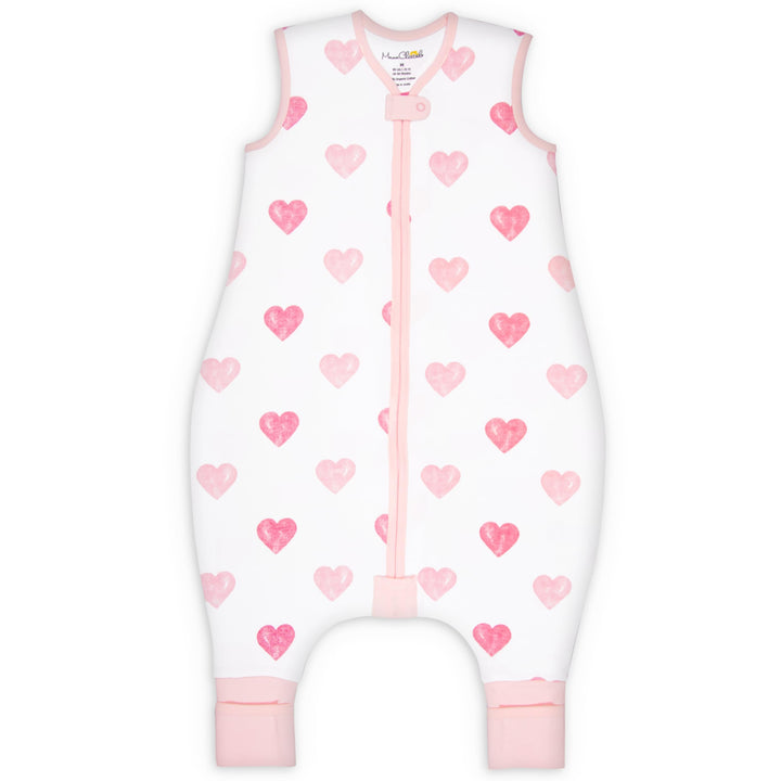 Mama Cheetah Baby Schlafsack, Bio-Baumwolle, Tragbare Babydecke, Schlafsack mit 2-Wege-Reissverschlu