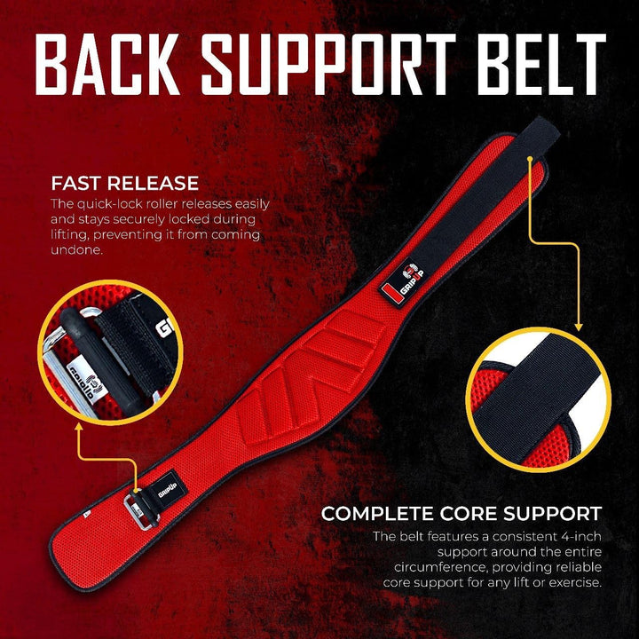 Weightlifting Back Support Belt aus Neopren – Ergonomischer Trainingsgürtel zur Rückenunterstützung