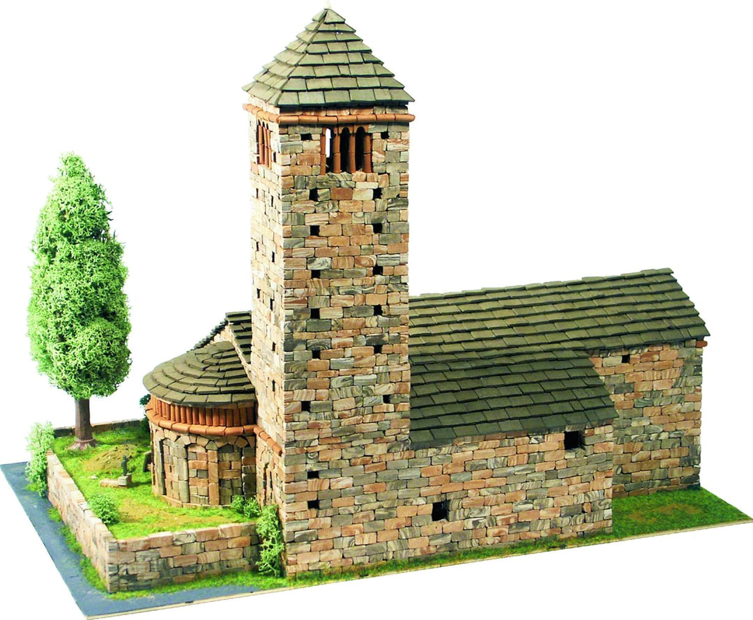 DOMUS-KITS Domus Kits40091 3807 Teile Romanica 14 S. Pedro De Larrede Kirche Modell, Massstab 1:65,
