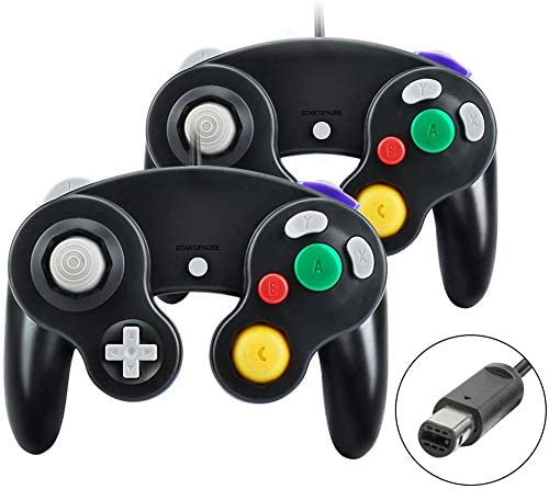Yideng Gamecube Controller, 2er-Pack Classic Wired Gamecube-Controller Vibration Gamepad, Kompatibel