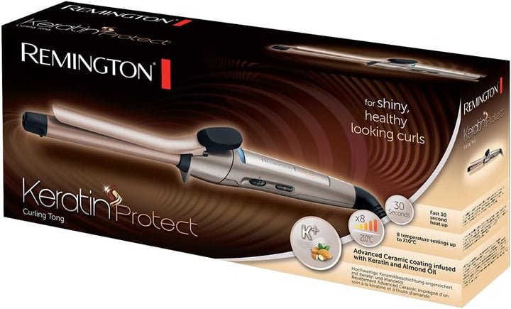Remington Lockenstab kleine Locken [19mm] Keratin Protect (hochwertige Keramikbeschichtung mit Kerat