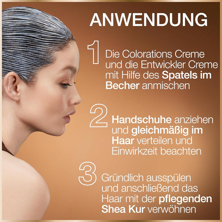 Garnier GOOD Dauerhafte Haarfarbe 5.5 Hibiskus Rotbraun – Coloration ohne Ammoniak, bis zu 100% Grau