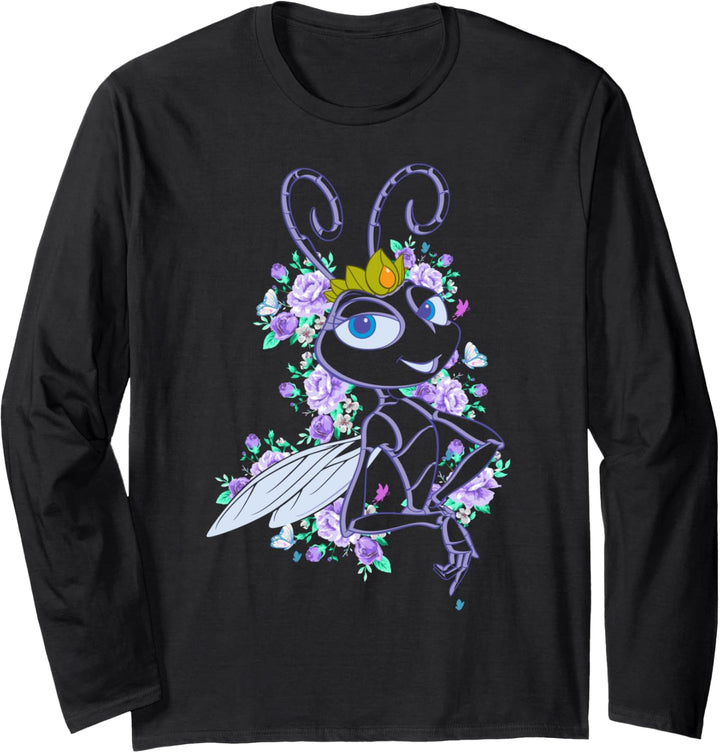 Disney Pixar Bugs Life Queen Atta Floral Langarmshirt