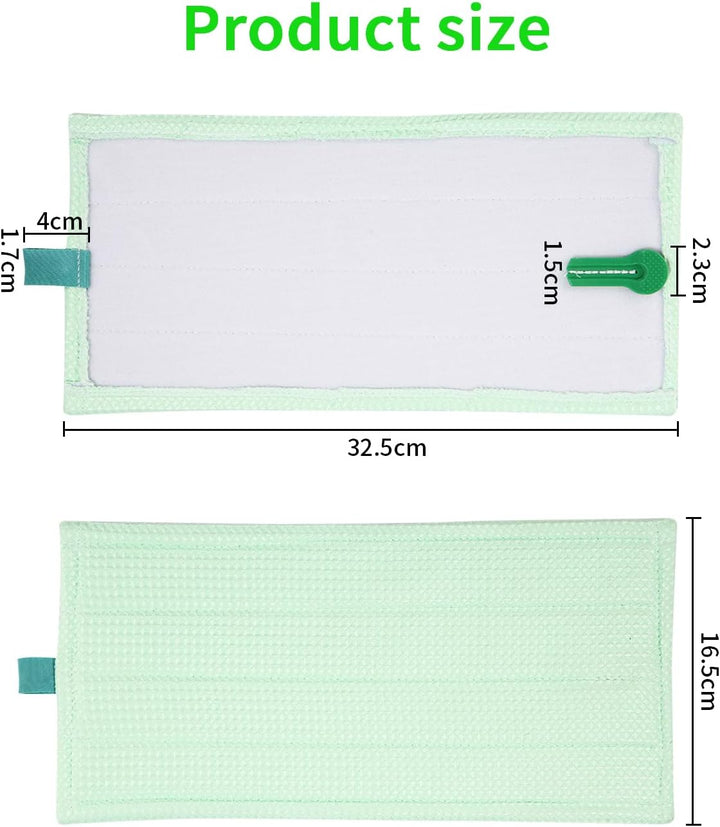 6 Stück Ersatz Mikrofaser Bodenwischer Pads,Reinigungstuch für Vorwerk Hartboden MF600 SP600 SPB100