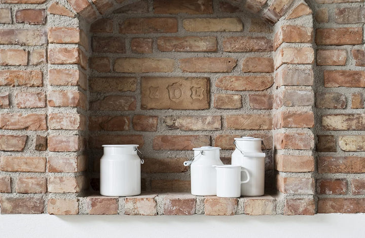 Riess, 0506-006, Milchkanne mit Deckel 1.50 L, CLASSIC - BUNT/PASTELL, Farbe Pastell-Blau, Durchmess