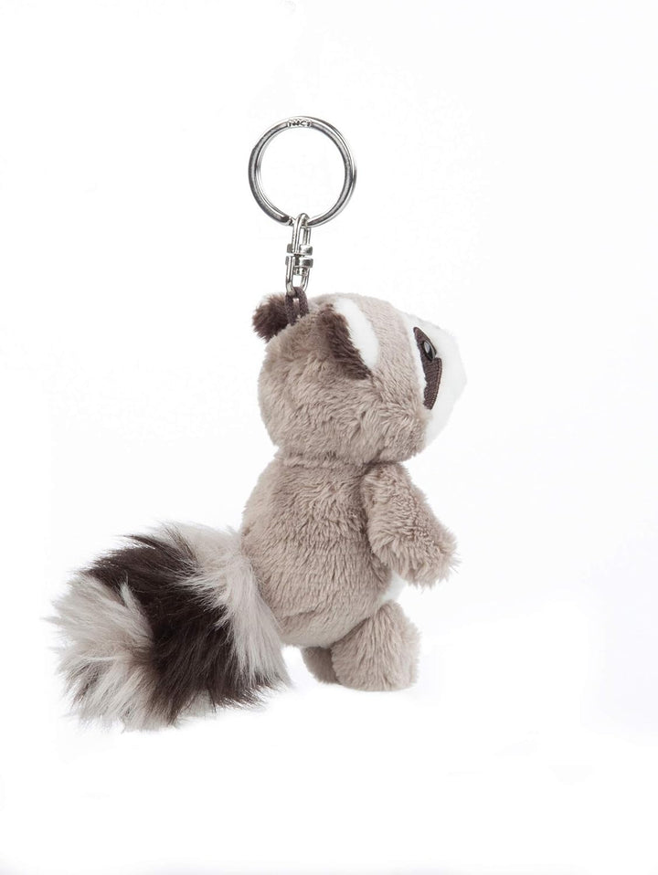 NICI 47869 Schlüsselanhänger Waschbär Rod 10cm, GRAU, One-Size (Packung mit 2) Einheitsgrösse (Packu