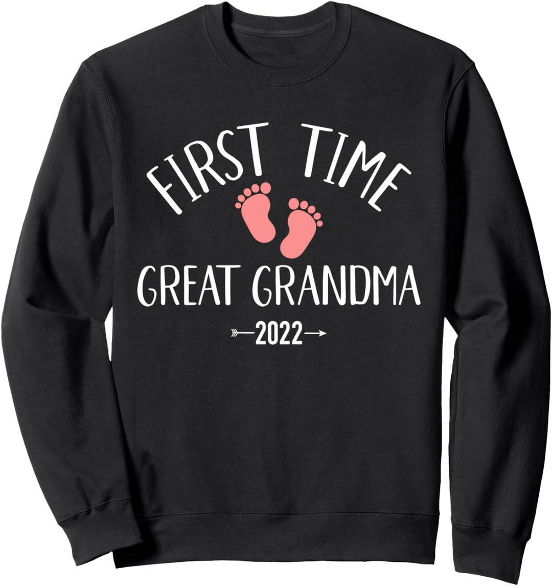 Zum ersten Mal Uroma 2022 Schwangerschaft verkünden Sweatshirt