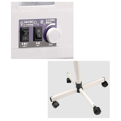 BJTDLLX Gesichtsdampfer Bedampfer Verdampfer Gesichtssauna Heiss Kalt Gesicht Dampfgerät 800 Watt Da