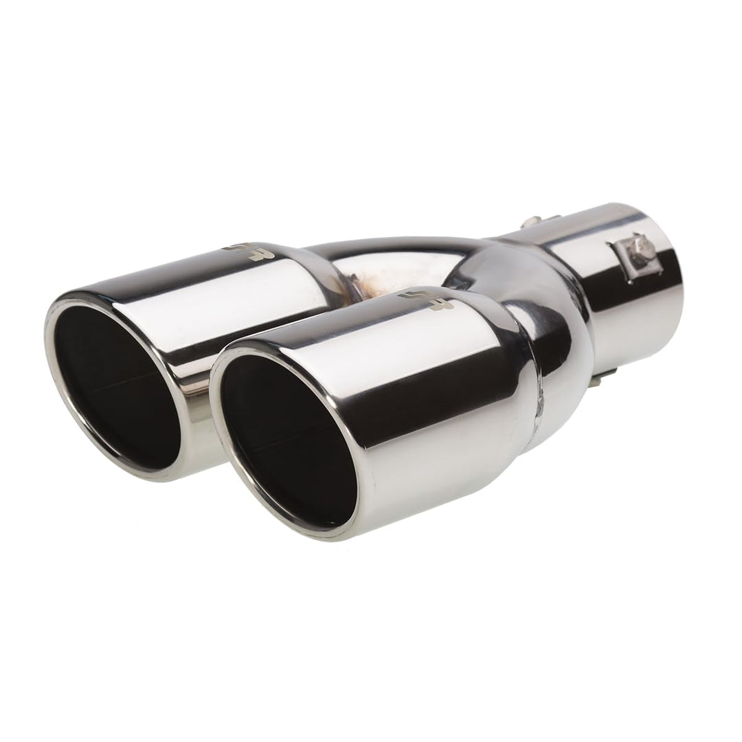 Simoni Racing TRX/18 Exhaust Tip Double Rounded, Inox