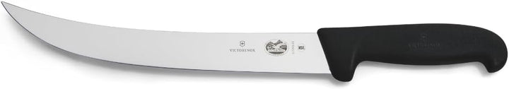 Victorinox Fibrox Schlachtmesser, Langes Zerlegemesser zum Zerteilen grosser Fleischstücke, 25 cm, G