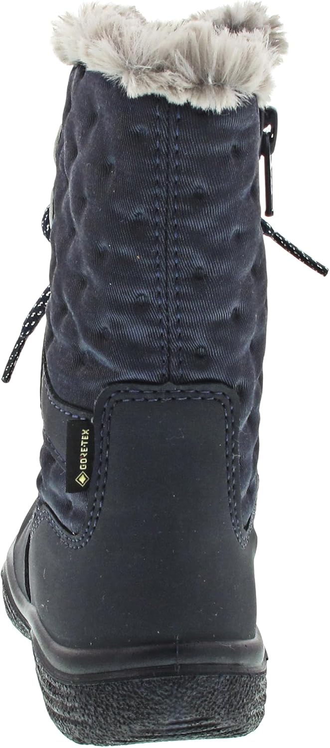 Superfit Mädchen Crystal Warm Gefütterte Gore-tex Schneestiefel 25 EU Blau 8000, 25 EU Blau 8000