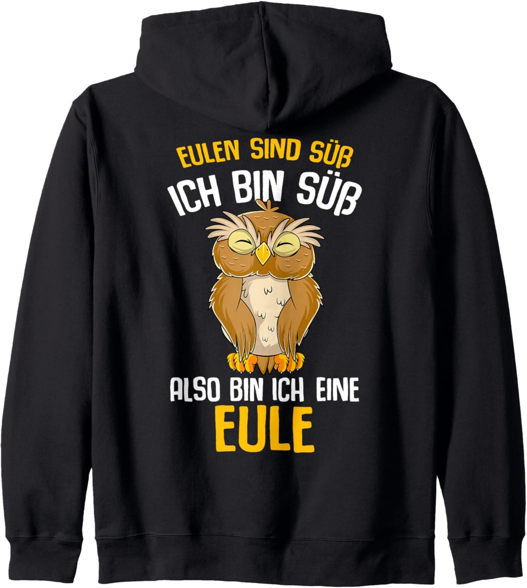 Eulen sind süss Kinder Damen Mädchen Eule Kapuzenjacke