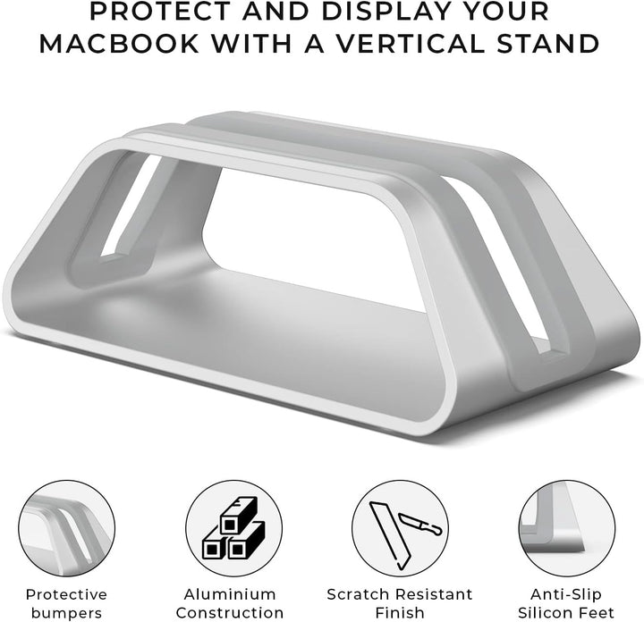 HumanCentric Vertikaler Laptop-Ständer für MacBook, kompatibel mit MacBook Pro Ständer, MacBook Air