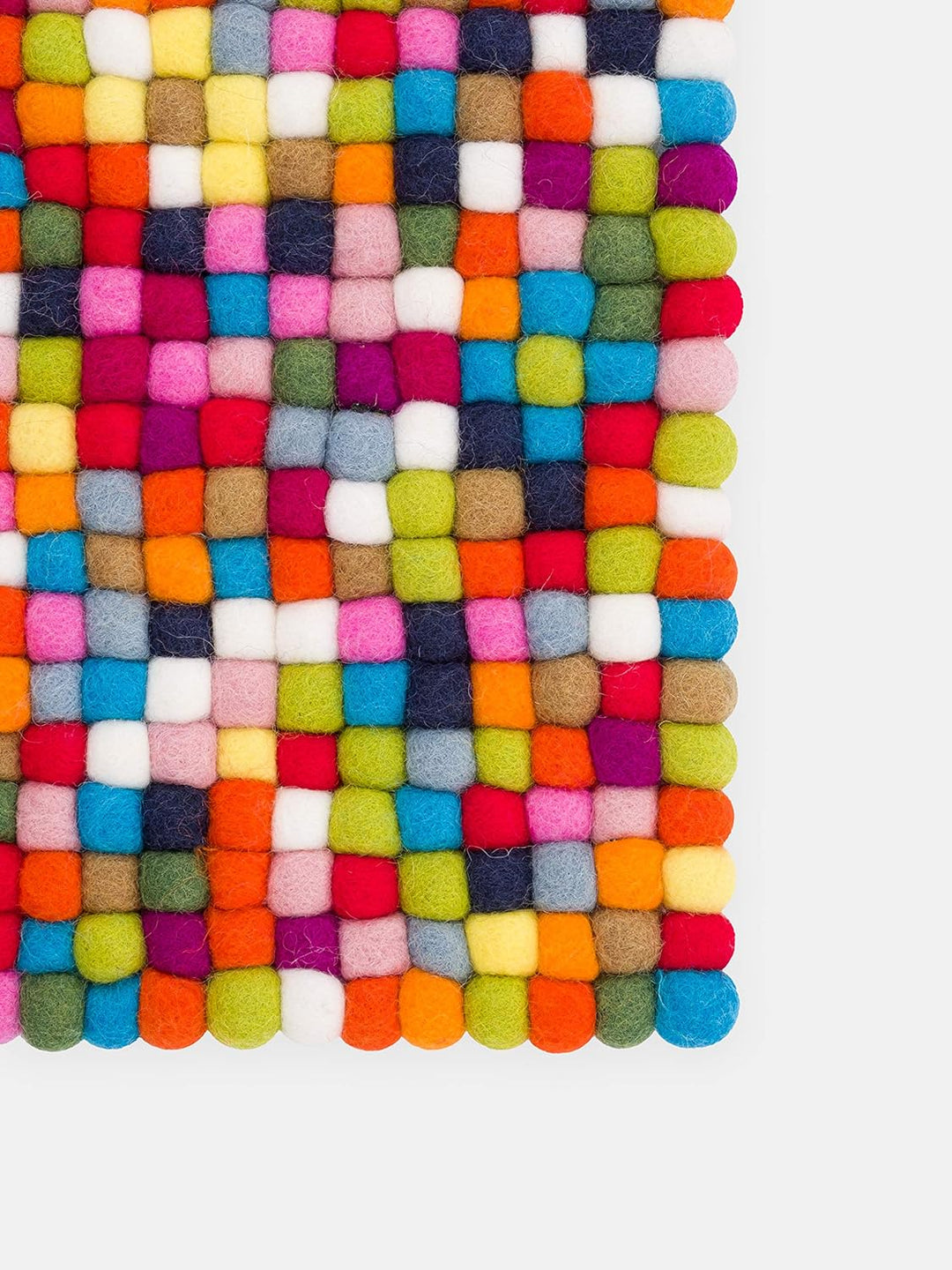 myfelt Filzkugel Sitzauflage Stuhlauflage - Lotte - 36x36 cm, bunt, Bunt