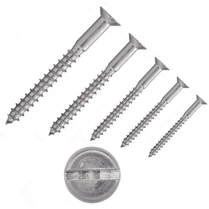 irsa24 500 X Senk-Holzschrauben mit Schlitz DIN 97 A2 2,5X10 Holzschraube 2,5 x 10 ... Edelstahl A2