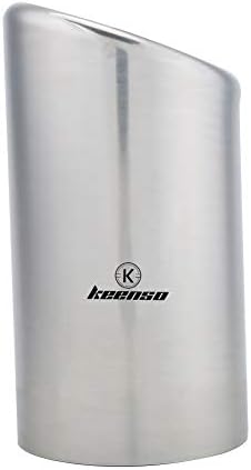 Keenso Auto Auspuffblende, 1 Paar Auto 67mm Edelstahl Auspuff Schalldämpfer Endrohr Endrohrblenden