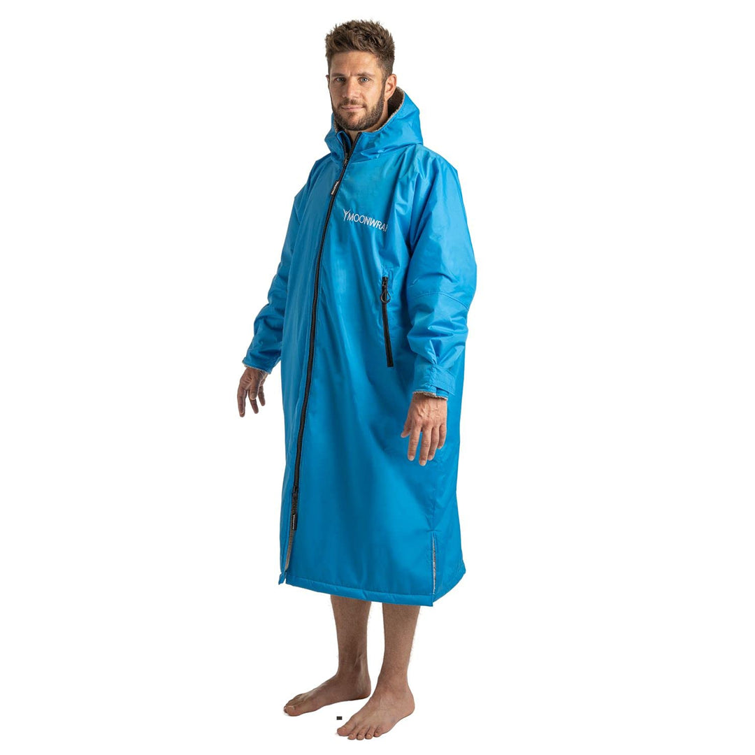 Frostfire Moonwrap Bademantel für Erwachsene, wasserdicht, Grösse M, Blau M Blau, M Blau