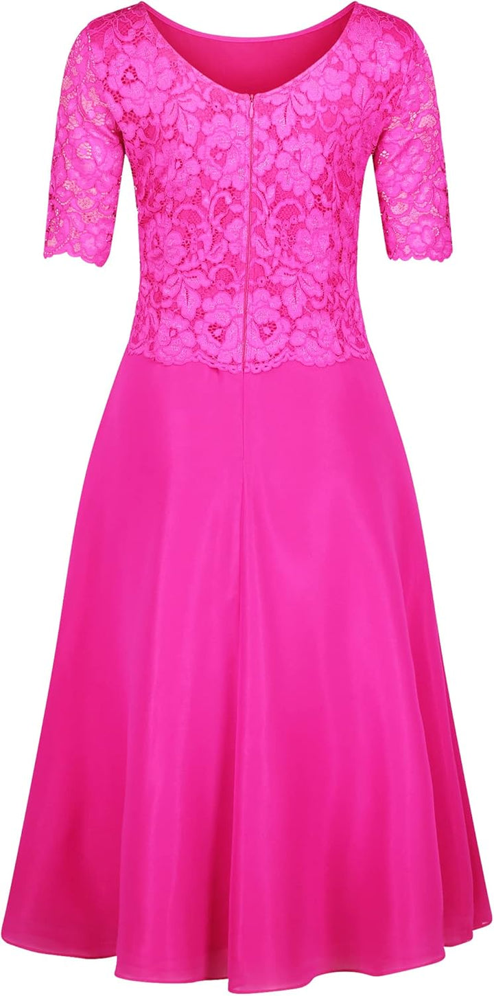 Vera Mont Vera Mont Damen 0113/4825 Kleid, Purple Pink, 44