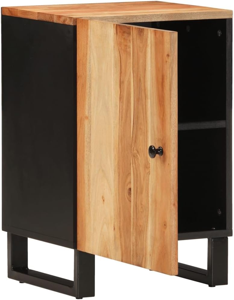 Tidyard Badschrank 2 Fächer Badezimmerschrank Badmöbel Hängeschrank Hochschrank Aufbewahrungsschrank