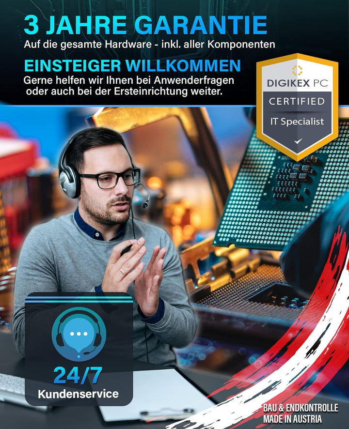 Greed® Ultra V2 PC mit Intel Core i7 10700F - Schneller Rechner - Computer für Büro &amp; Home Office mi