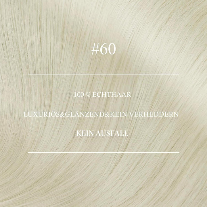YoungSee Nanoring Extensions Echthaar Blond 50cm Nanoring Extensions Blond Nano Ring Hair Extensions