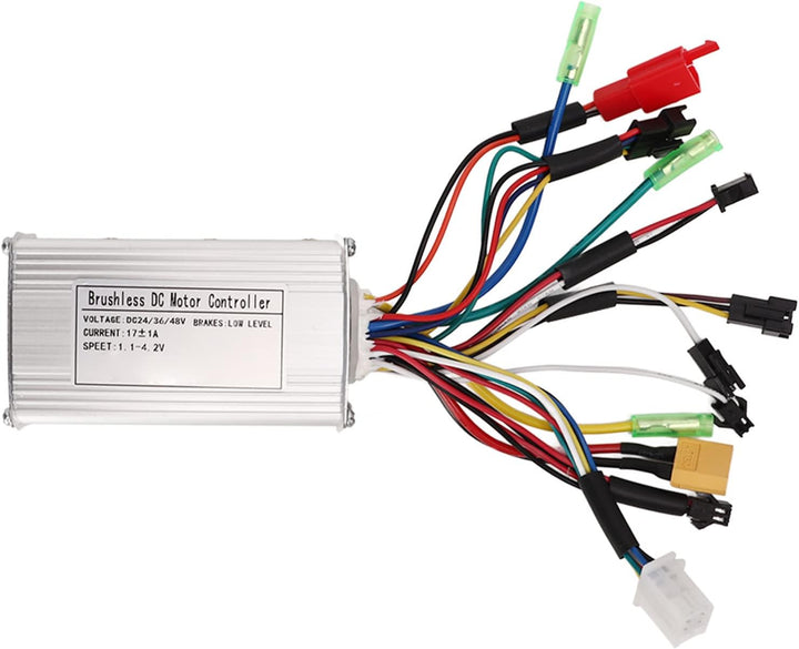 Elektrofahrrad Brushless Motor Controller Kit, 24V 36V 48V 250W 350W 17A Bürstenlose Controller S866