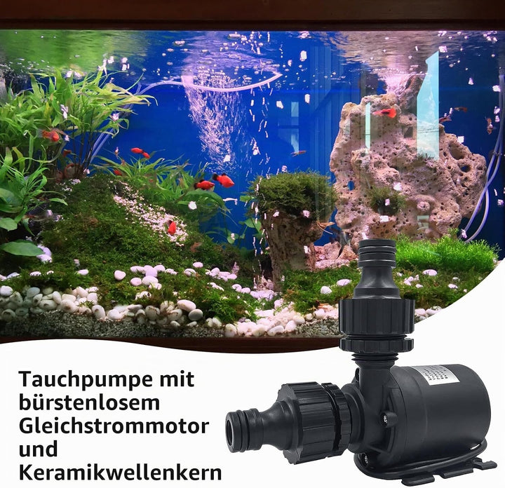 2 Pcs Dc 12v Bürstenlose Tauchwasserpumpe, Dc 12v Mini-Wasserpumpe, Brushless Tauchwasserpumpe, Bohr