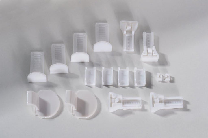 K-home Klemmfix-Plissee 95 x 130 cm (B x L) Anthrazit Lichtschutz +++ Moderne Crushed Optik +++ B95