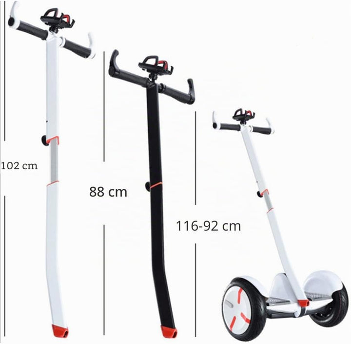 ToLanbbt Lenkerverlängerung Kniestange für Segeay Ninebot Mini Pro mit Handy-Halterung Schwarz, Schw
