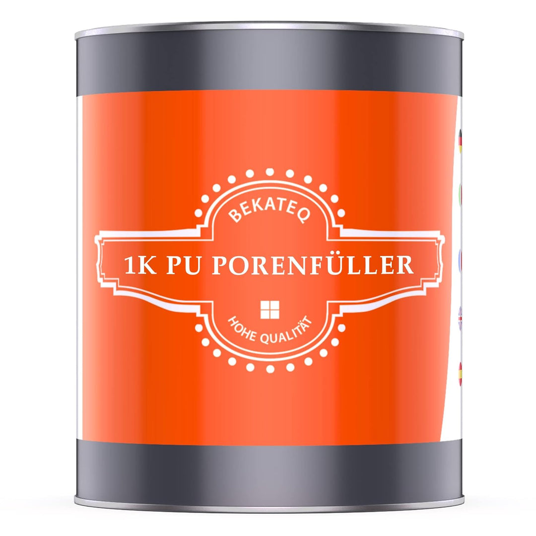 1K PU Porenfüller für Steinteppich aussen, UV-fest, 1kg farblos glänzend - kein Vergilben, elastisch