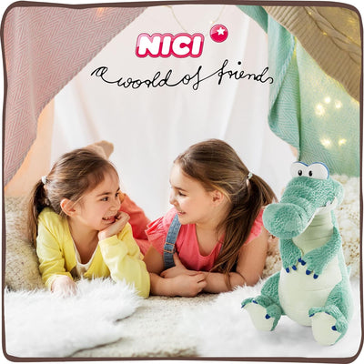 NICI Kuscheltier Krokodil Croco McDile 50cm – Nachhaltiges Plüschtier Krokodil für Mädchen, Jungen &