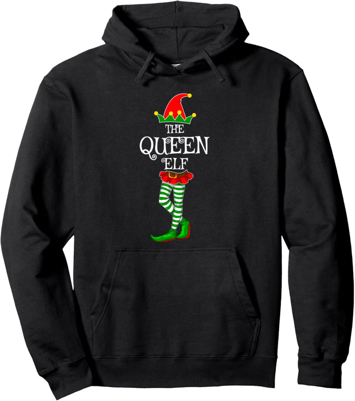 The Queen Elf Family Matching Xmas Funny Idea Christmas Pullover Hoodie